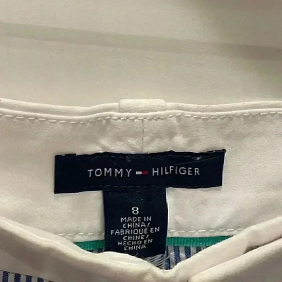 TOMMY HILFIGER SEERSUCKER SHORTS  size 8 - Picture 3 of 7